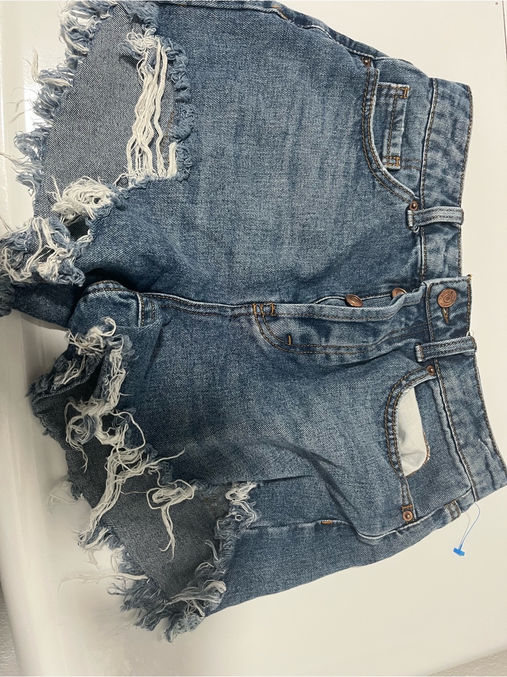 wild fable Light Blue High-Rise Denim Shorts